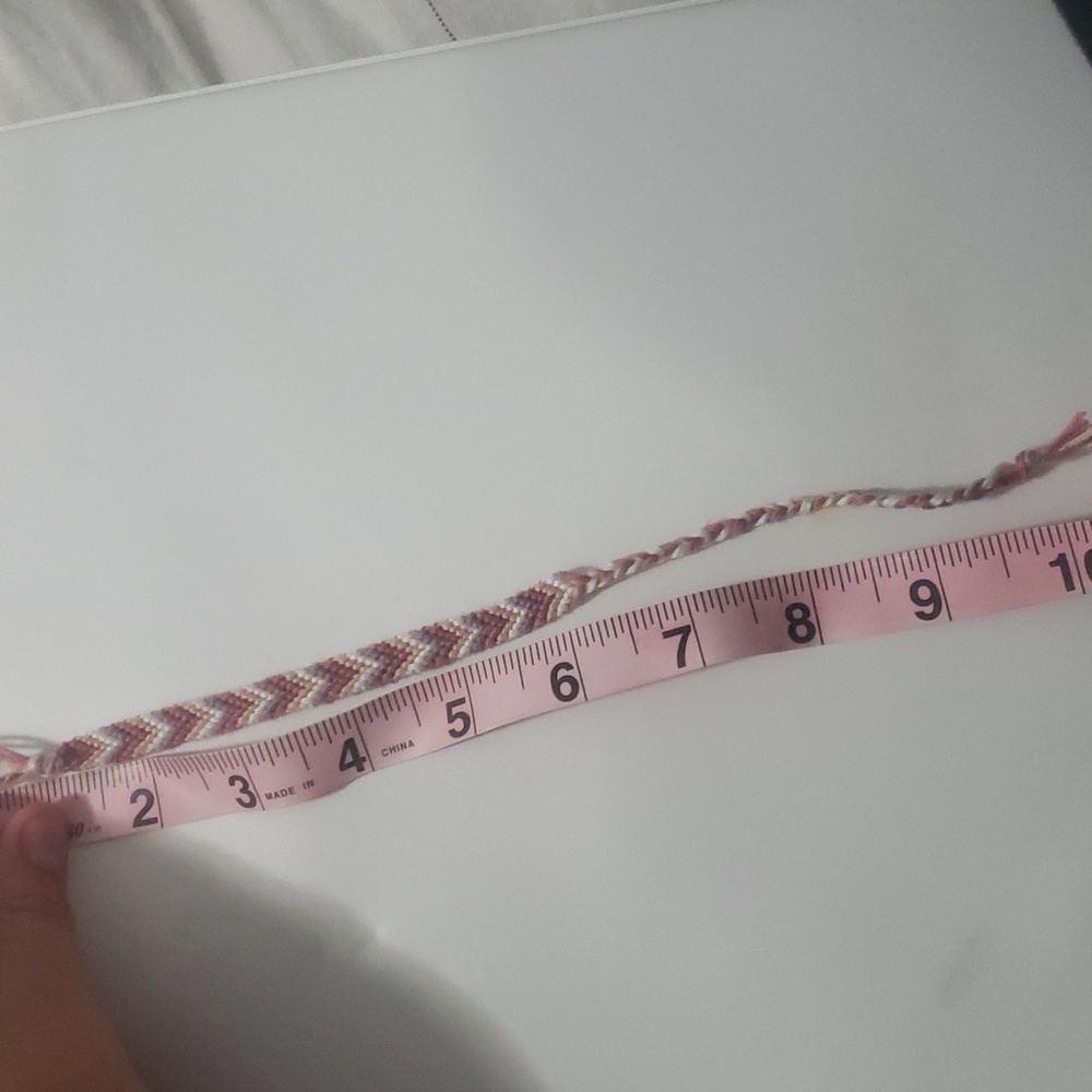 Handmade made Chevron pattern braclet - Picture 6 of 10